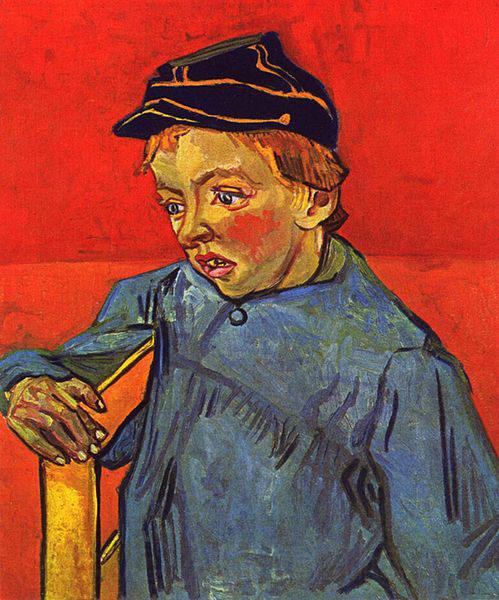 Vincent Van Gogh Schuljunge Norge oil painting art